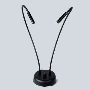 Anser 18 inch 3.00 watt Black Dual Desk Light Portable Light, with US Power Supply